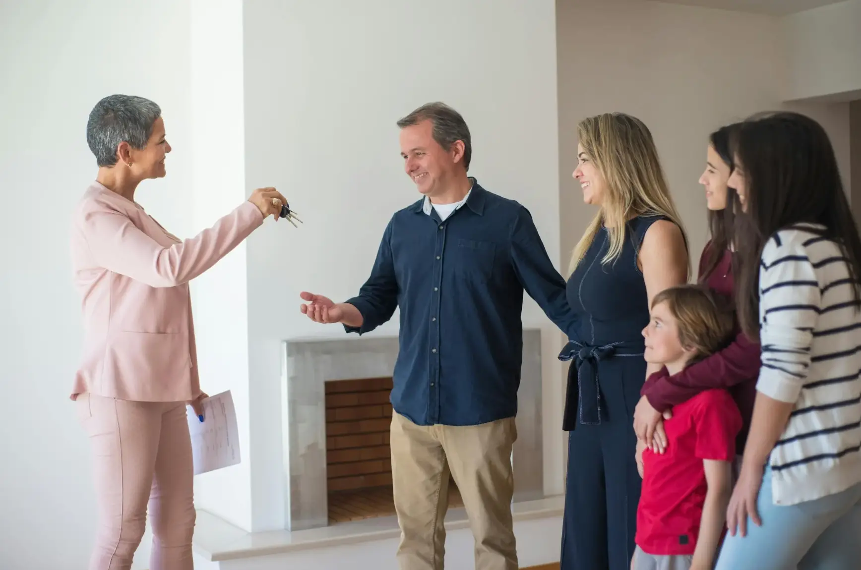 New House, Happy family